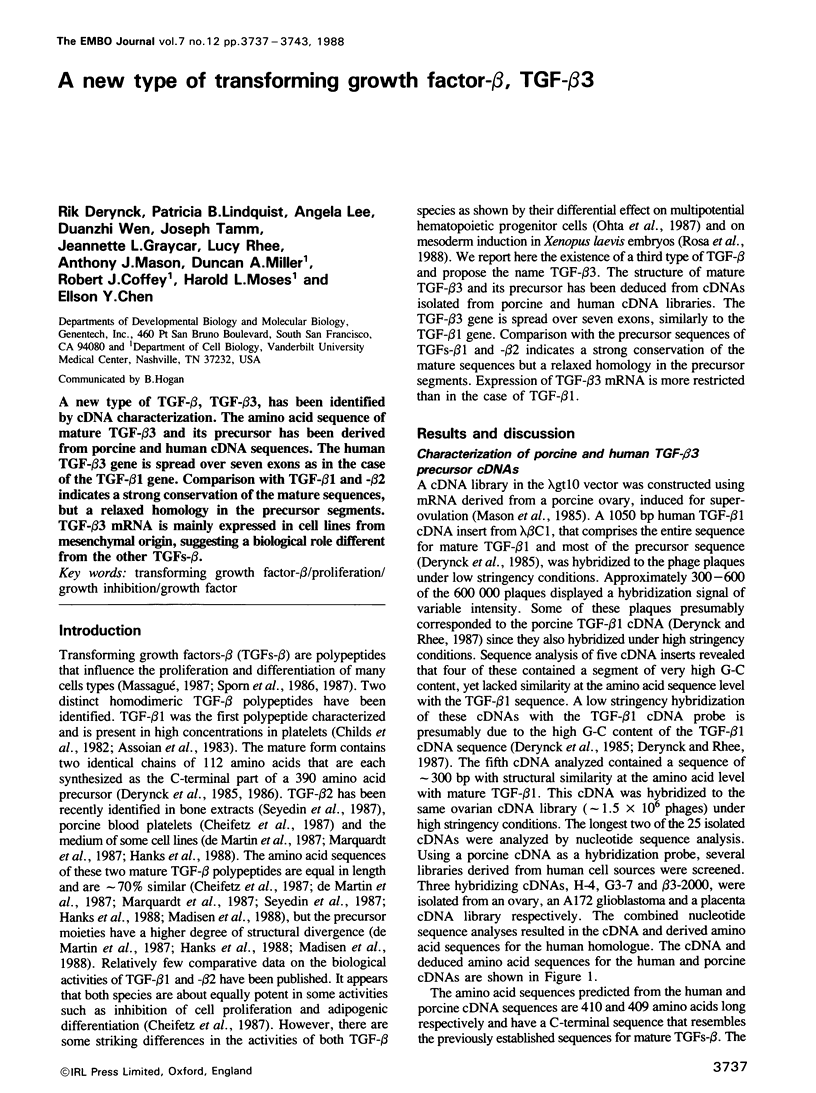 A New Type Of Transforming Growth Factor Beta Tgf Beta Pmc