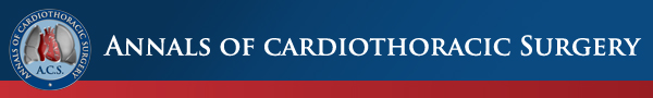 Logo of Annals of Cardiothoracic Surgery