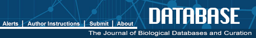 Logo of Database: The Journal of Biological Databases and Curation