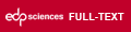 EDP Sciences full text link