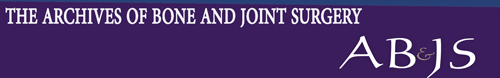 Archives of Bone and Joint Surgery logo