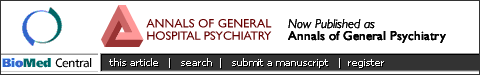 Annals of General Hospital Psychiatry logo