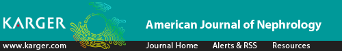 American Journal of Nephrology logo