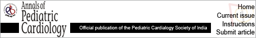 Annals of Pediatric Cardiology logo