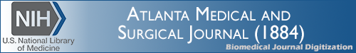 Atlanta Medical and Surgical Journal (1884) logo