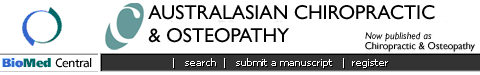 Australasian Chiropractic & Osteopathy logo