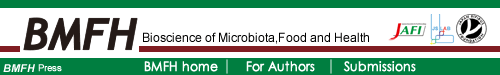 Bioscience of Microbiota, Food and Health logo