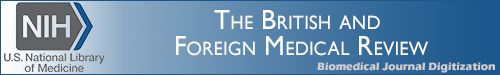 The British and Foreign Medical Review logo