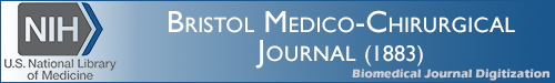 Bristol Medico-Chirurgical Journal (1883) logo