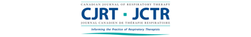 Canadian Journal of Respiratory Therapy: CJRT = Revue Canadienne de la Thérapie Respiratoire : RCTR logo