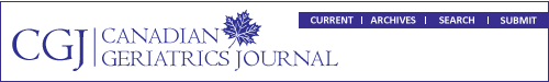 Canadian Geriatrics Journal logo