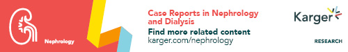 Case Reports in Nephrology and Dialysis logo