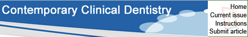 Contemporary Clinical Dentistry logo