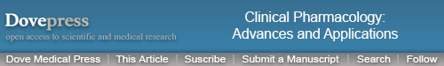 Clinical Pharmacology : Advances and Applications logo