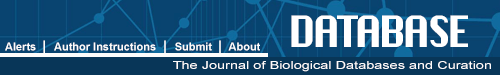 Database: The Journal of Biological Databases and Curation logo