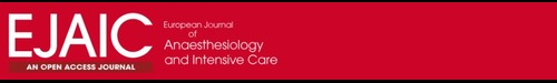 European Journal of Anaesthesiology and Intensive Care logo