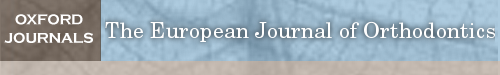 The European Journal of Orthodontics logo