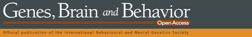 Genes, Brain, and Behavior logo