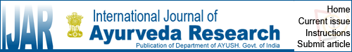 International Journal of Ayurveda Research logo