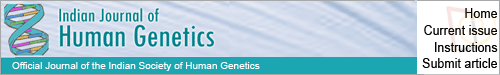 Indian Journal of Human Genetics logo