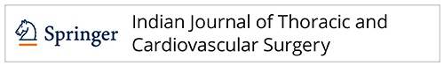 Indian Journal of Thoracic and Cardiovascular Surgery logo