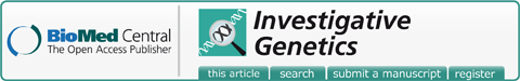 Investigative Genetics logo