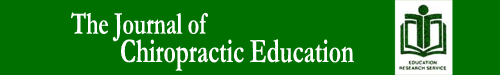 The Journal of Chiropractic Education logo