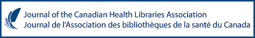 The Journal of the Canadian Health Libraries Association logo