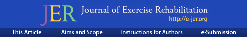 Journal of Exercise Rehabilitation logo