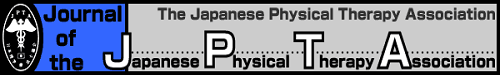 Journal of the Japanese Physical Therapy Association logo