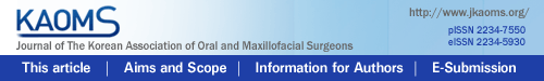 Journal of the Korean Association of Oral and Maxillofacial Surgeons logo