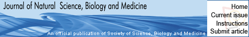 Journal of Natural Science, Biology, and Medicine logo