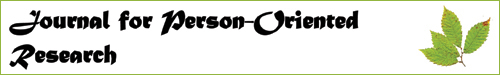 Journal for Person-Oriented Research logo