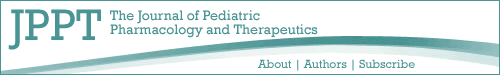 The Journal of Pediatric Pharmacology and Therapeutics : JPPT logo