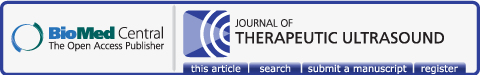 Journal of Therapeutic Ultrasound logo