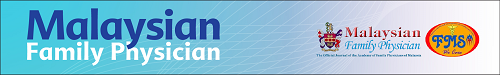 Malaysian Family Physician : the Official Journal of the Academy of Family Physicians of Malaysia logo