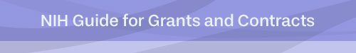 NIH Guide for Grants and Contracts logo