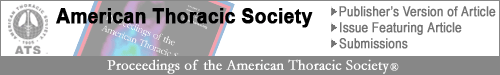 Proceedings of the American Thoracic Society logo