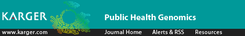 Public Health Genomics logo