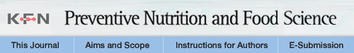 Preventive Nutrition and Food Science logo