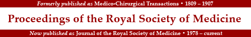 Proceedings of the Royal Society of Medicine logo