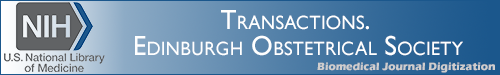 Transactions. Edinburgh Obstetrical Society logo