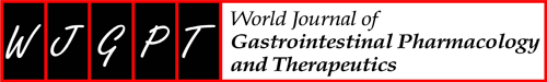 World Journal of Gastrointestinal Pharmacology and Therapeutics logo