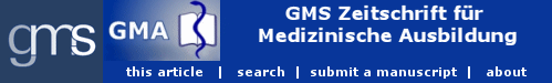 GMS Zeitschrift für Medizinische Ausbildung logo