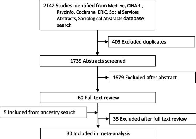 FIGURE 1. Selection process for study inclusion in the meta-analysis.