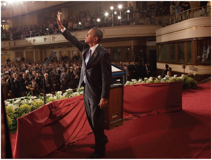 President Obama speaks at Cairo University