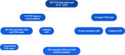 Methods flowchart. CXR = chest radiography, PCR = polymerase chain reaction.