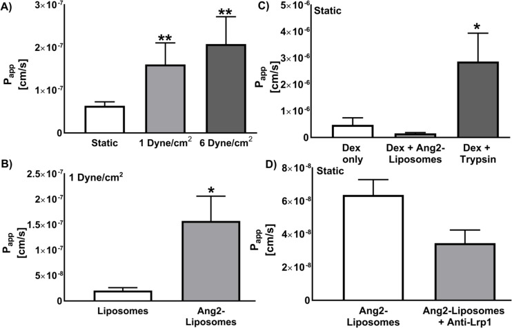 Effect of flow on targeting and penetration of angiopep-decorated ...