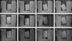 Figure 8. Scanning electron microscope photographs of cross-sectioned Mini Uni-Twin bracket and each wire combination. (a–d) 0.016 × 0.022-inch nickel-titanium wire. (e–h) 0.017 × 0.025-inch stainless-steel wire. (i–l) 0.019 × 0.025-inch stainless-steel wire. (a, e, i) Wire torque at 0°. (b, f, j) Wire torque at 10°. (c, g, k) Wire torque at 20°. (d, h, l) Wire torque at 30°.