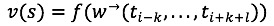 Vector representation of a phenotype mention.